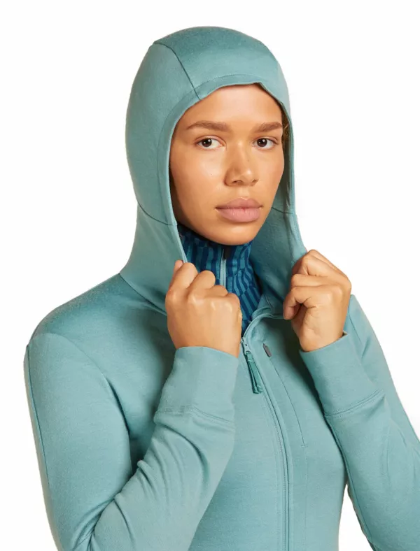 Zdjęcie 4 produktu Bluza Icebreaker Merino 260 Quantum Long Sleeve Zip Hoodie Jacket Women