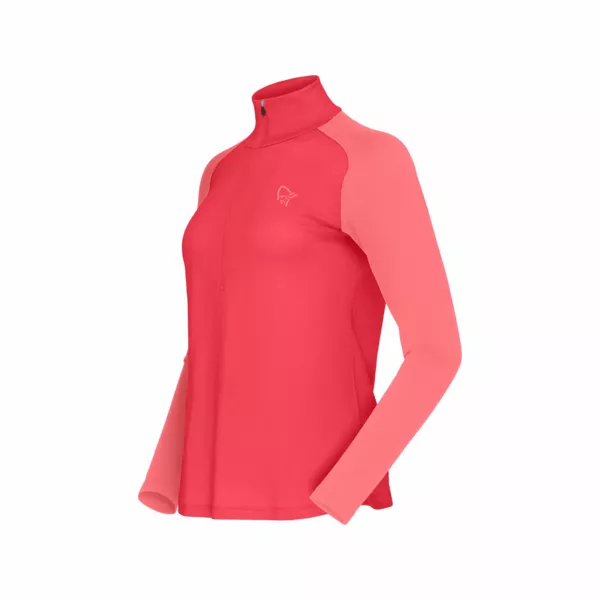 Zdjęcie 1 produktu Koszulka merino Norrona Femund PureUll Zip Neck Women