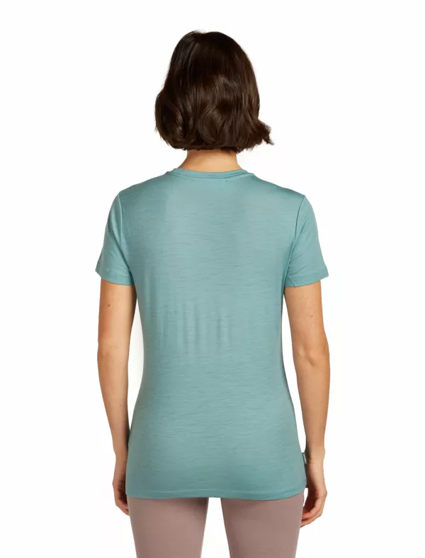 Zdjęcie 2 produktu Koszulka Icebreaker Merino Tech Lite SS Tee Lake View Women