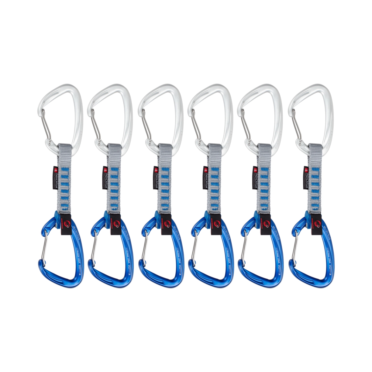 Zdjęcie 0 produktu Zestaw ekspresów Crag Wire 10 cm Indicator 6-Pack Quickdraws