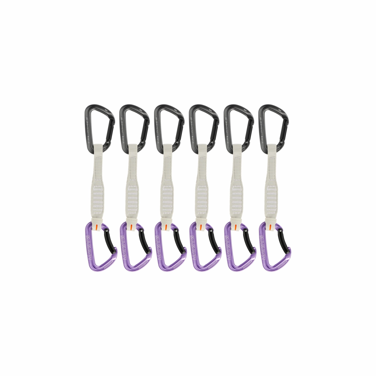 Zdjęcie 0 produktu Zestaw ekspresów Mammut Workhorse Keylock 17 cm 6-Pack Quickdraws