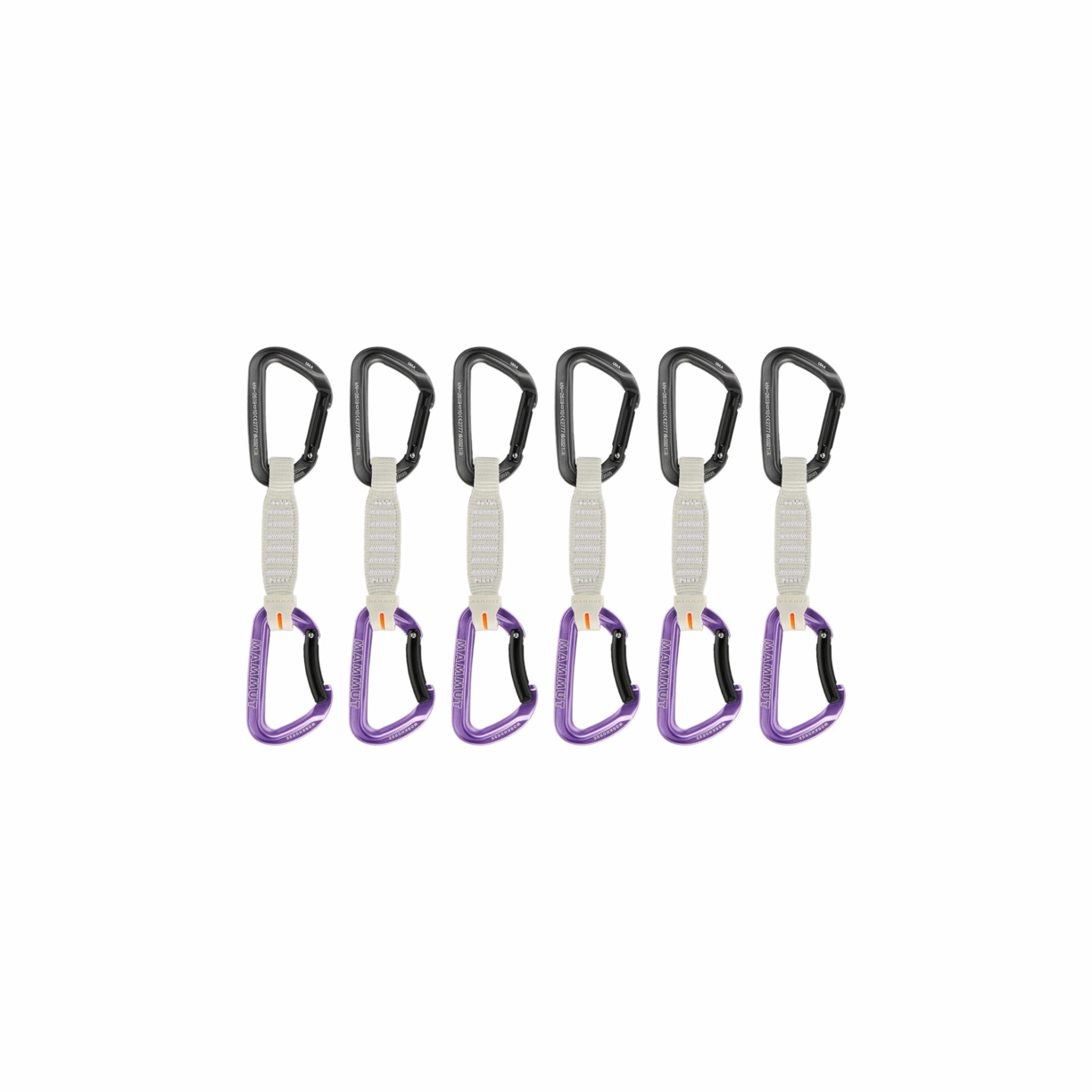 Zdjęcie 0 produktu Zestaw ekspresów Mammut Workhorse Keylock 12 cm 6-Pack Quickdraws
