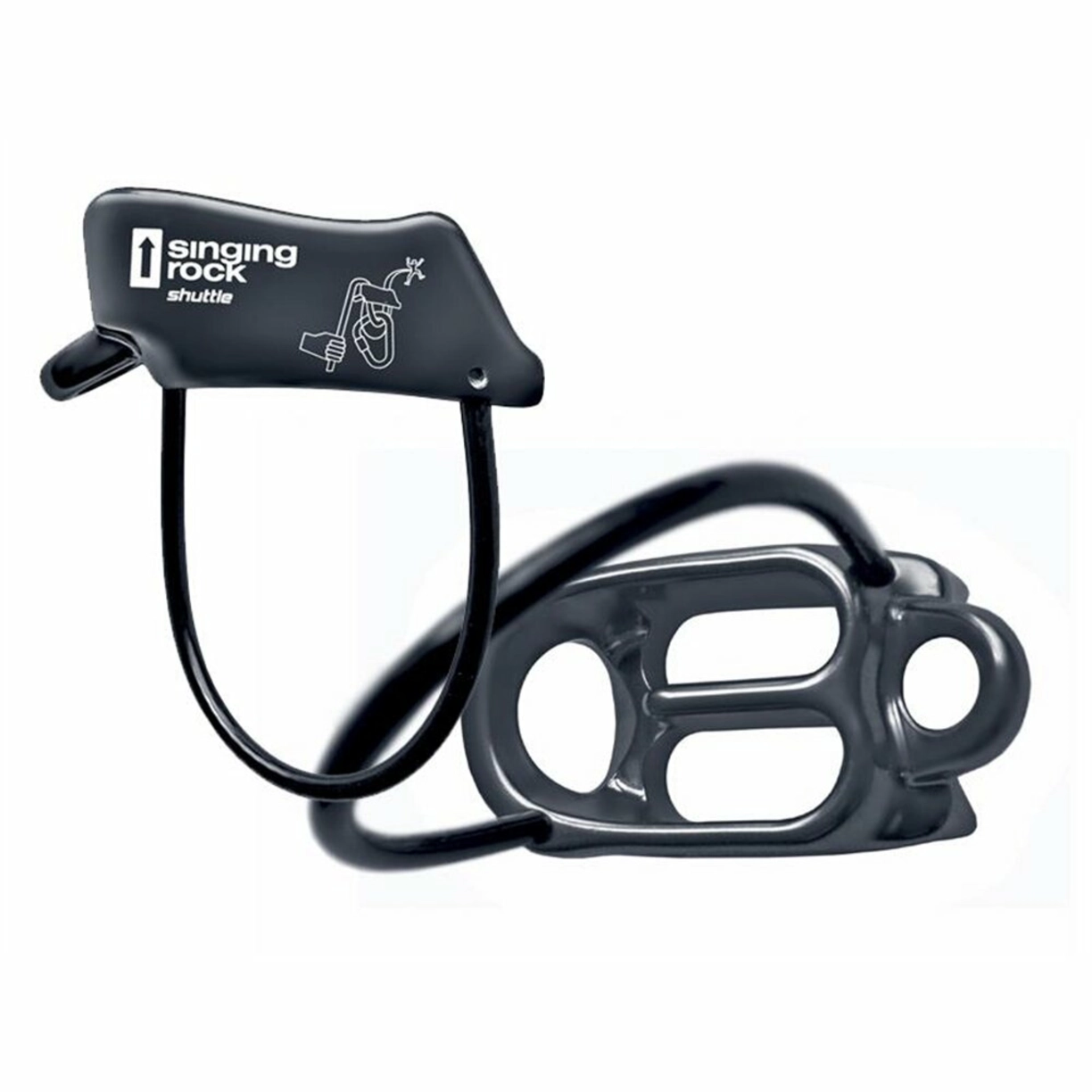 Zdjęcie 0 produktu Przyrząd asekuracyjny Singing Rock Shuttle Black