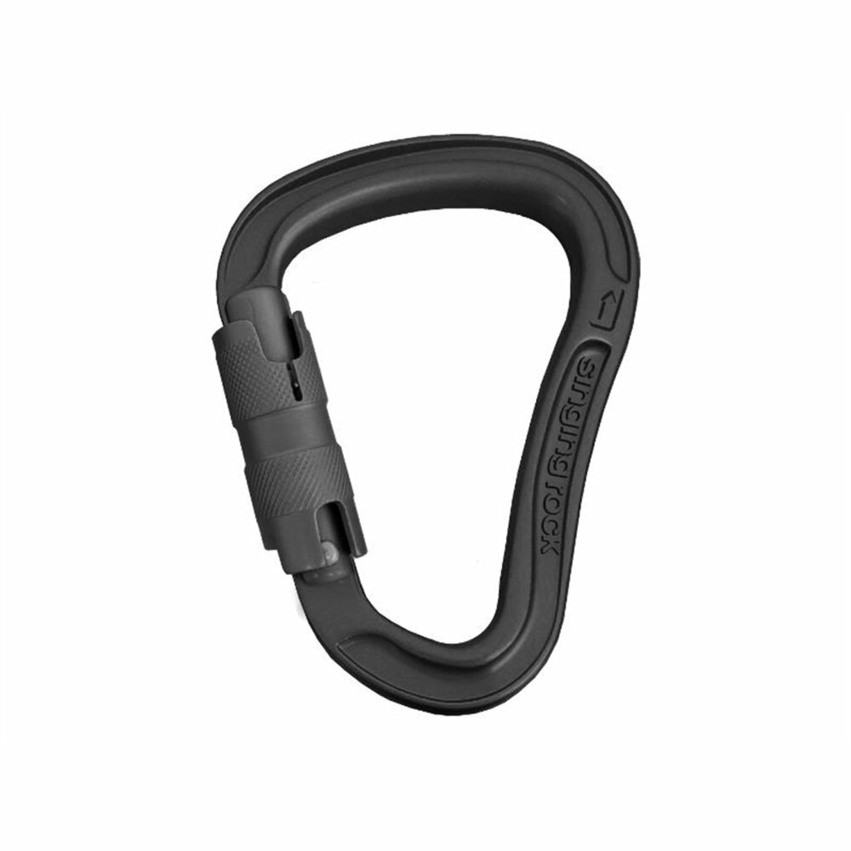 Zdjęcie 0 produktu Karabinek HMS Singing Rock Bora Black Twist lock