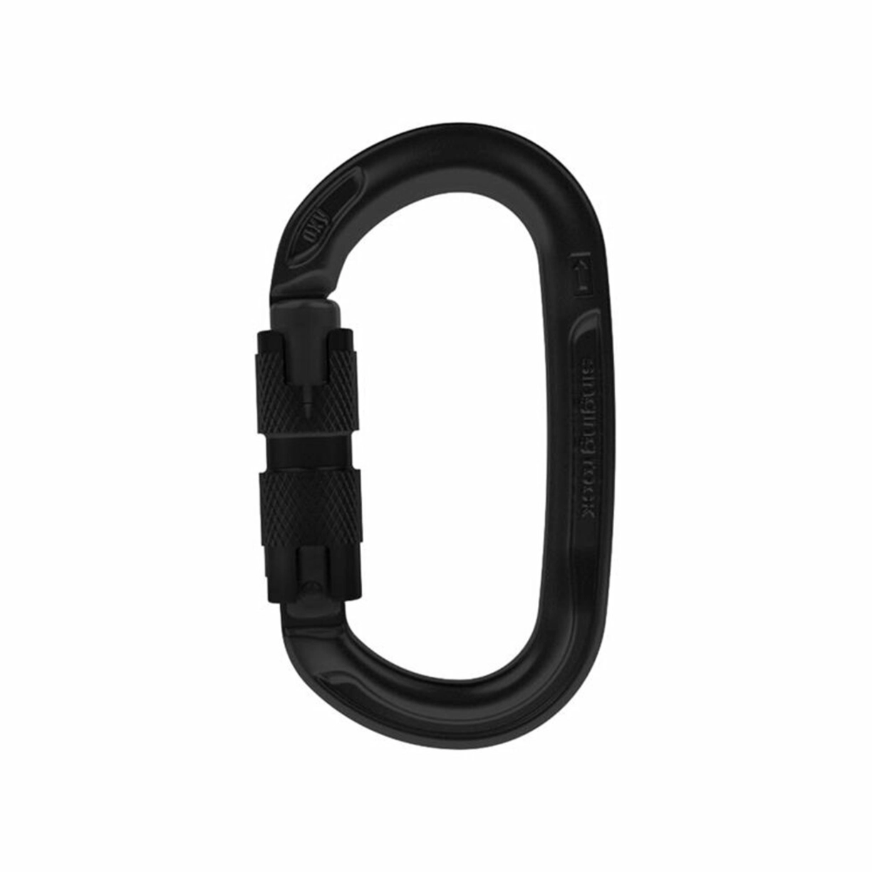 Zdjęcie 0 produktu Karabinek Owalny Singing Rock Oxy Black Twist lock