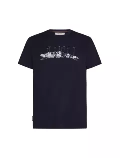 Zdjęcie produktu Koszulka Icebreaker Merino Tech Lite SS Tee The Peaks Men