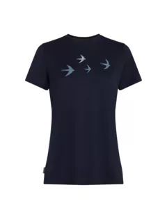 Zdjęcie produktu Koszulka Icebreaker Merino 150 Tech Lite SS Tee Bird Transit Women