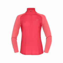 Zdjęcie produktu Koszulka merino Norrona Femund PureUll Zip Neck Women