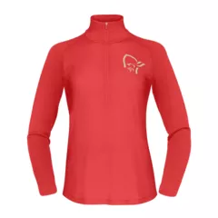 Zdjęcie produktu Koszulka merino Norrona Femund PureUll Zip Neck Women