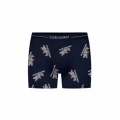 Zdjęcie produktu Bokserki Icebreaker Merino 150 Anatomica Boxers Bear Tour AOP Men