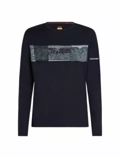 Zdjęcie produktu Koszulka Icebreaker Merino 200 Oasis LS Crewe Elevation Line Men