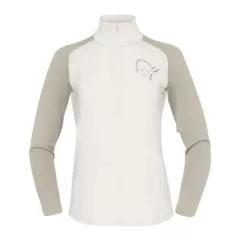 Zdjęcie produktu Koszulka merino Norrona Femund PureUll Zip Neck Women