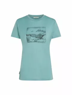 Zdjęcie produktu Koszulka Icebreaker Merino Tech Lite SS Tee Lake View Women