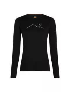 Zdjęcie produktu Koszulka Icebreaker Merino 200 Oasis Longsleeve Crew Rainer Ridge Women