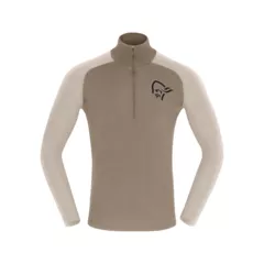 Zdjęcie produktu Koszulka merino Norrona Femund PureUll Zip Neck Men
