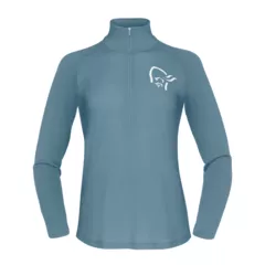 Zdjęcie produktu Koszulka merino Norrona Femund PureUll Zip Neck Women